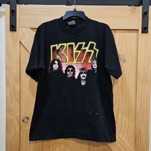 Vintage | KISS Army Single Stitch All Sport Proweight 100% Cotton Shirt | XL